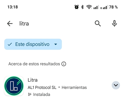 Descarga la aplicación Litra directamente desde Play Store