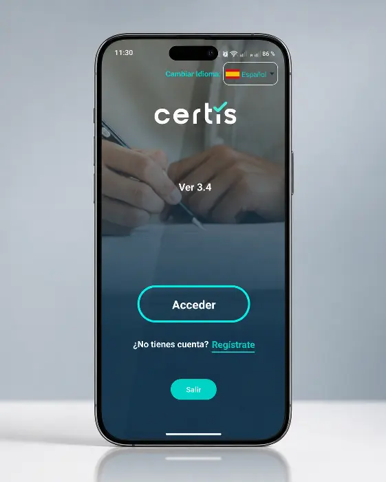 Aplicación Android Certis